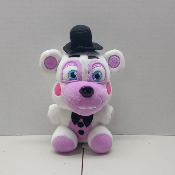 Five Nights at Freddy’s Plush Bear  White & Purple Licensed Collectible - Picture 1 of 6
